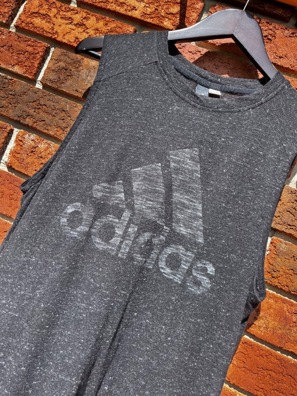 Adidas Scoop Bottom Faded Graphic Tank